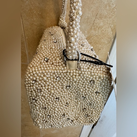 ZARA PEARL MINI DUFFEL BAG BRIDAL - Picture 12 of 16